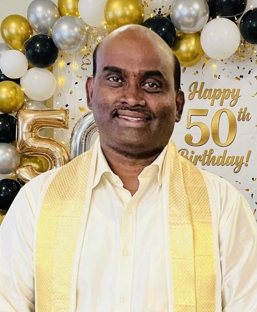ஐம்பதாவது அகவைநாள் வாழ்த்து - திரு ஶ்ரீரங்கன் சிதம்பரநாதன்