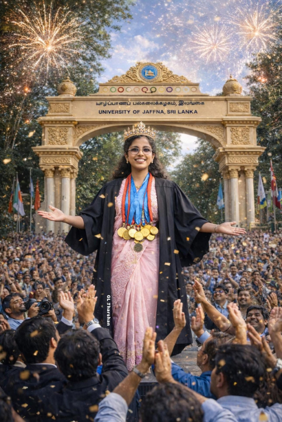 யாழ்ப்பாணப் பல்கலைக்கழகத்தின் கல்வி வரலாற்றில் புதிய உச்சம் – எட்டு தங்கப் பதக்கங்களால் எழுதிய பொற்காலம்!